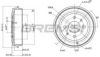 BREMSI DR5043 Brake Drum